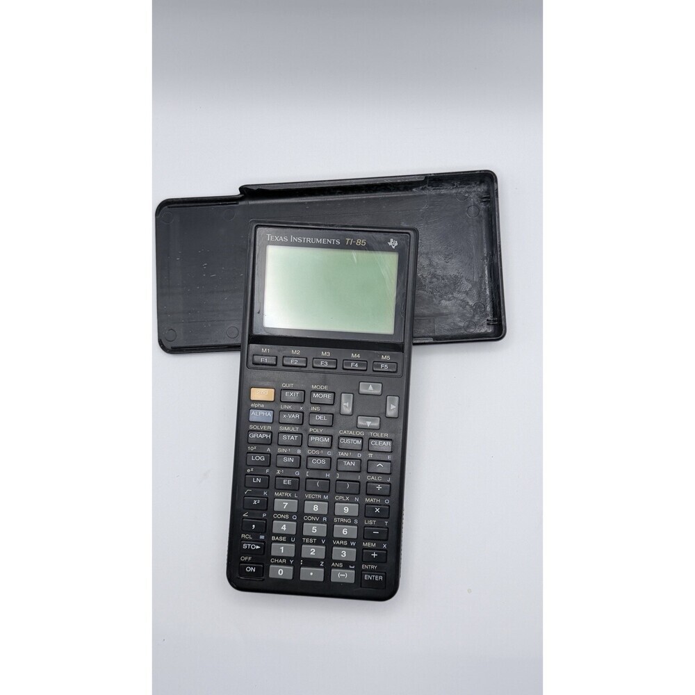 Texas Instruments TI-85 Graphing Calculator TI-85 w/ Cover Tested Works Cleaned